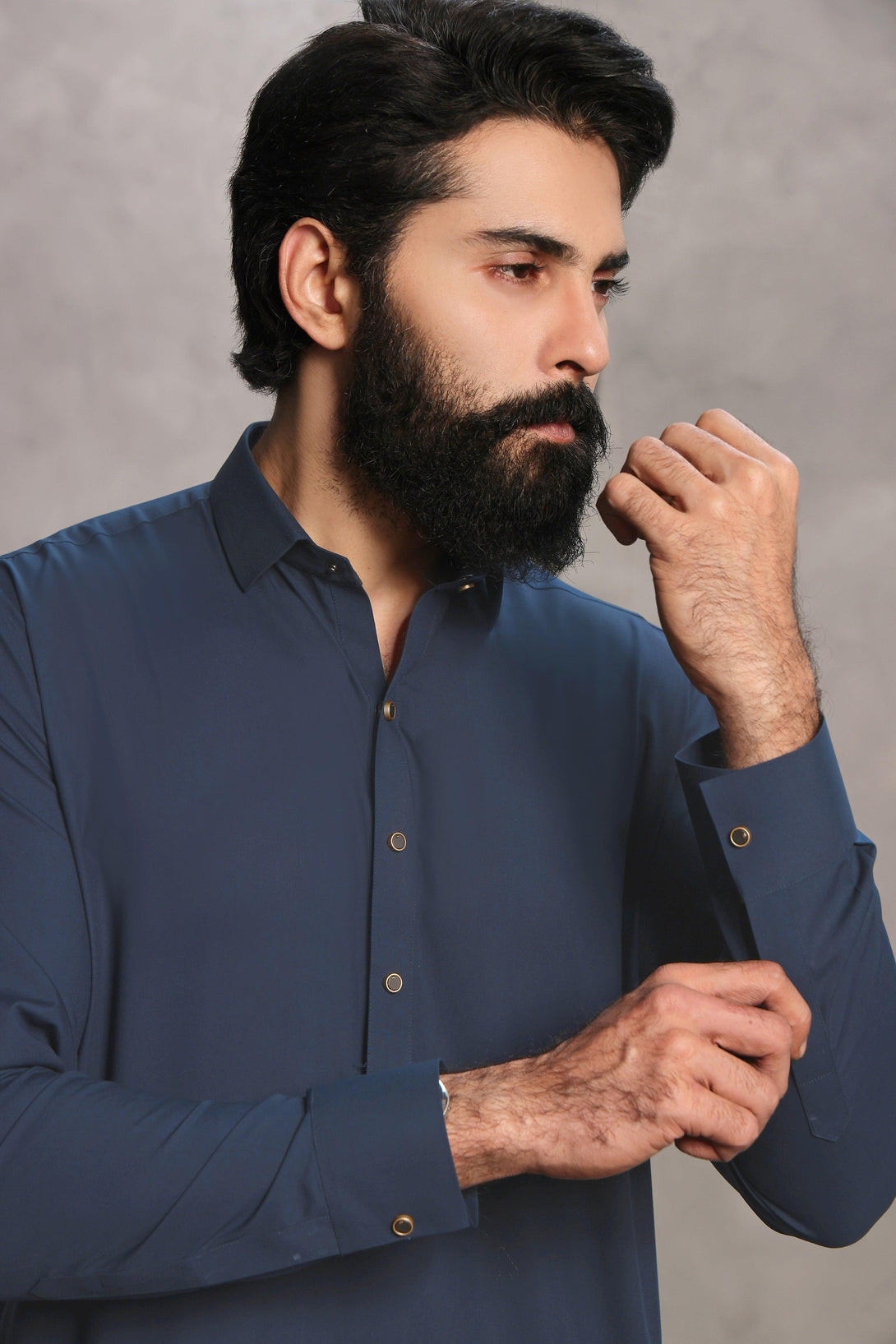 Premium Blue Shalwar Kameez - Ainsunnah