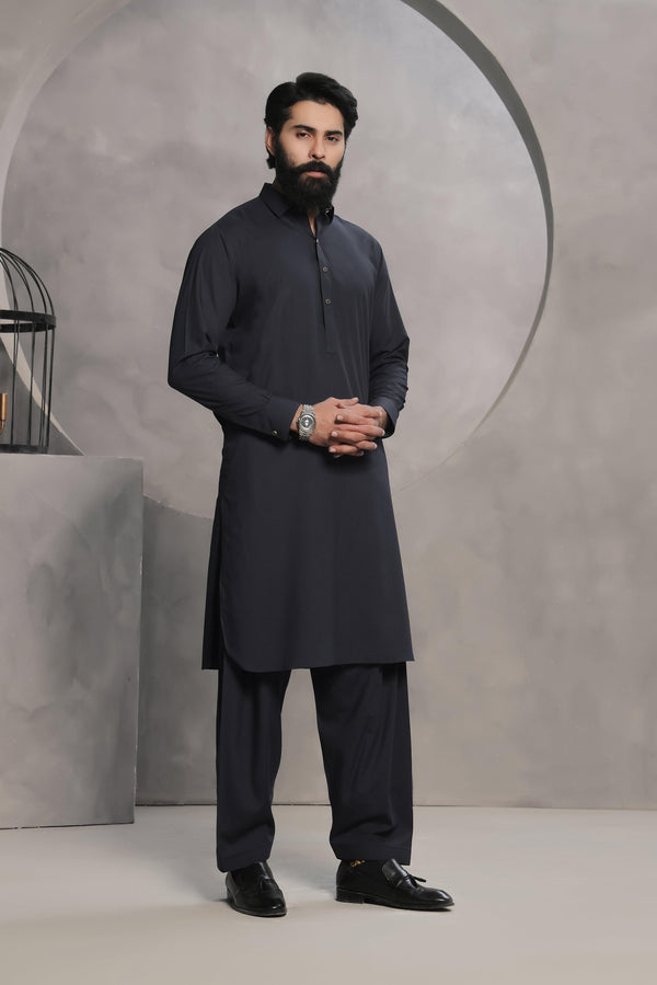 Premium Charcoal Shalwar Kameez - Ainsunnah