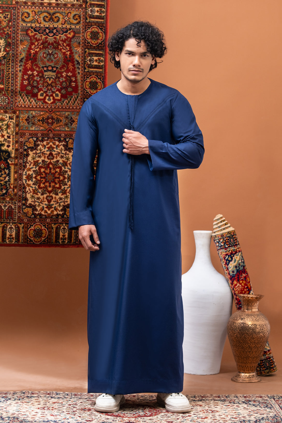 Premium Blue Emirati Thobe