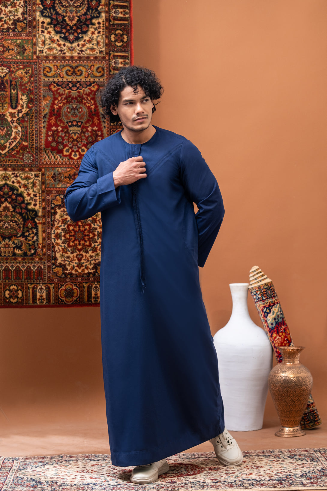 Premium Blue Emirati Thobe