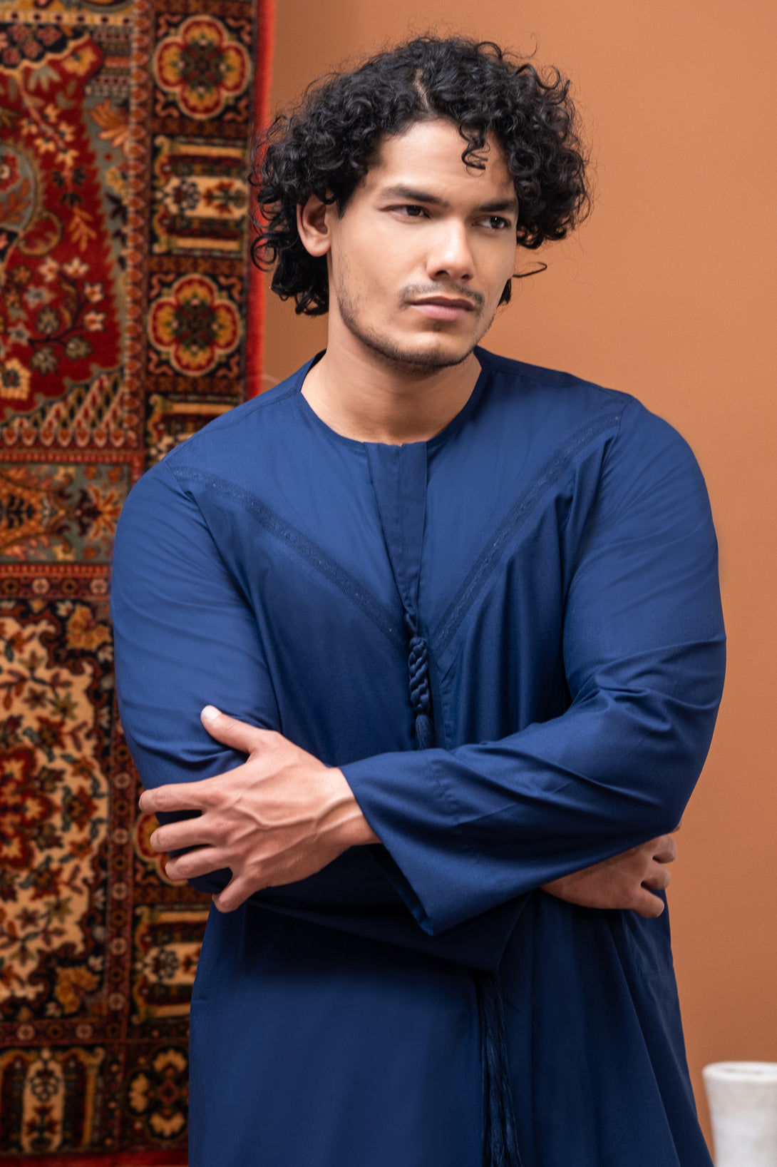 Premium Blue Emirati Thobe