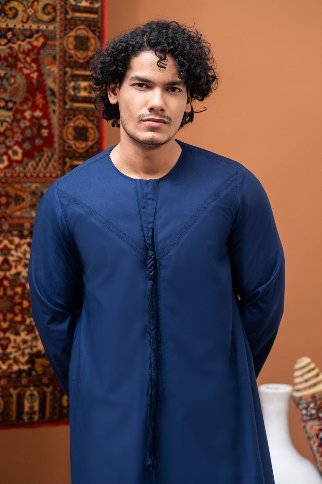 Premium Blue Emirati Thobe