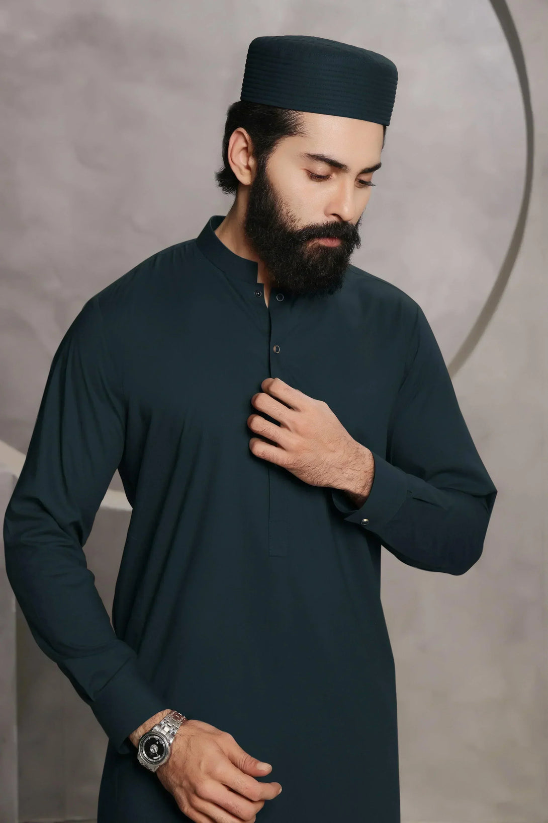 Quilted Islamic Cap (Kufi, Topi)