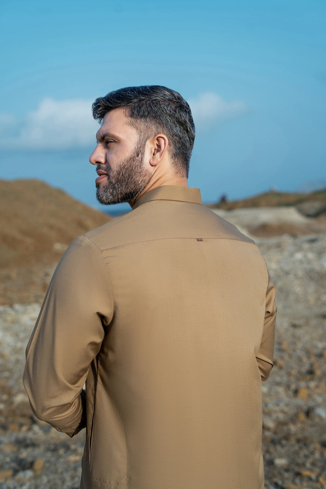 Premium Coffee Shalwar Kameez for Men  |  Ainsunnah