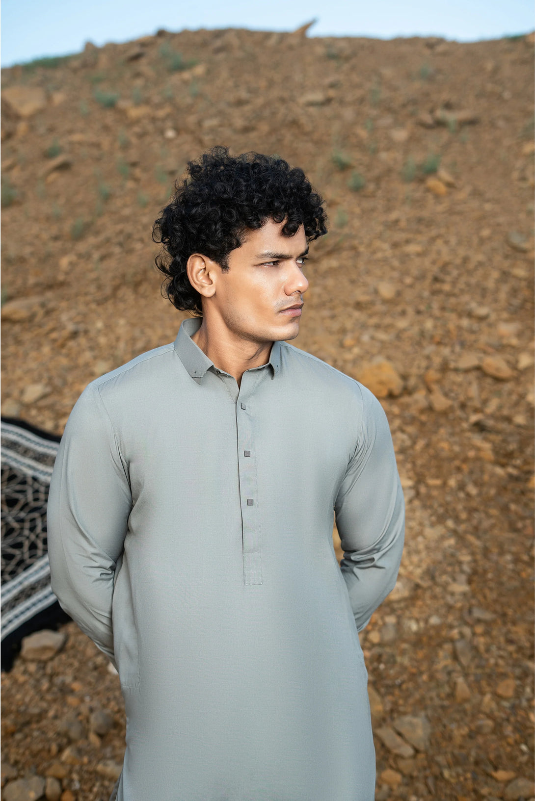 Premium Gray Shalwar Kameez for Men  |  Ainsunnah