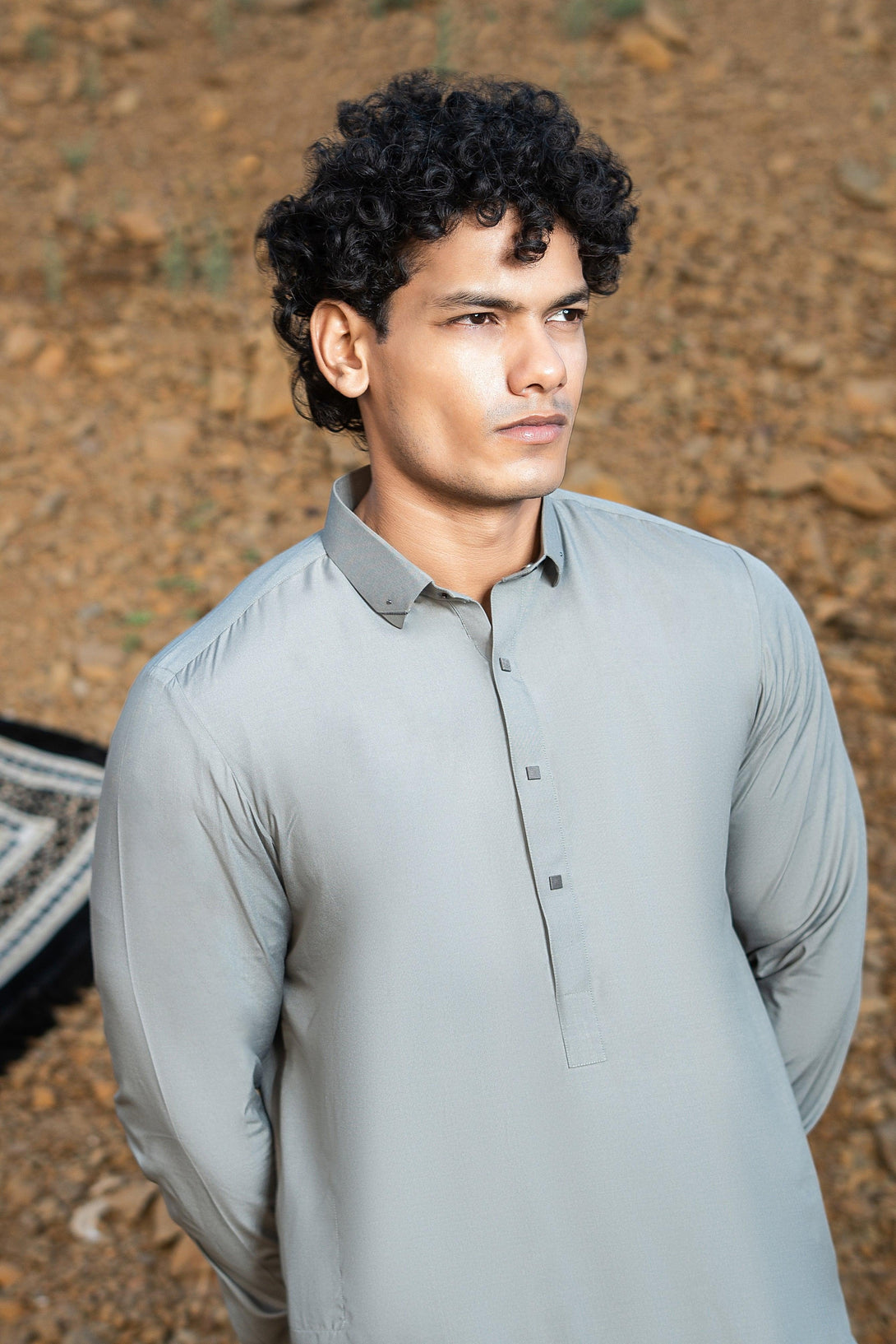 Premium Gray Shalwar Kameez for Men  |  Ainsunnah