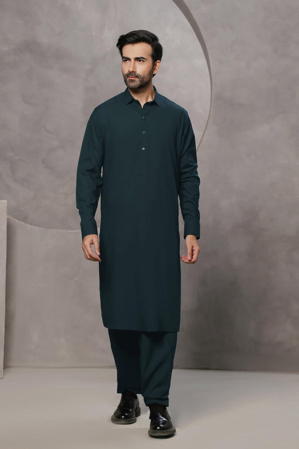 Premium Green Shalwar Kameez for Men  |  Ainsunnah