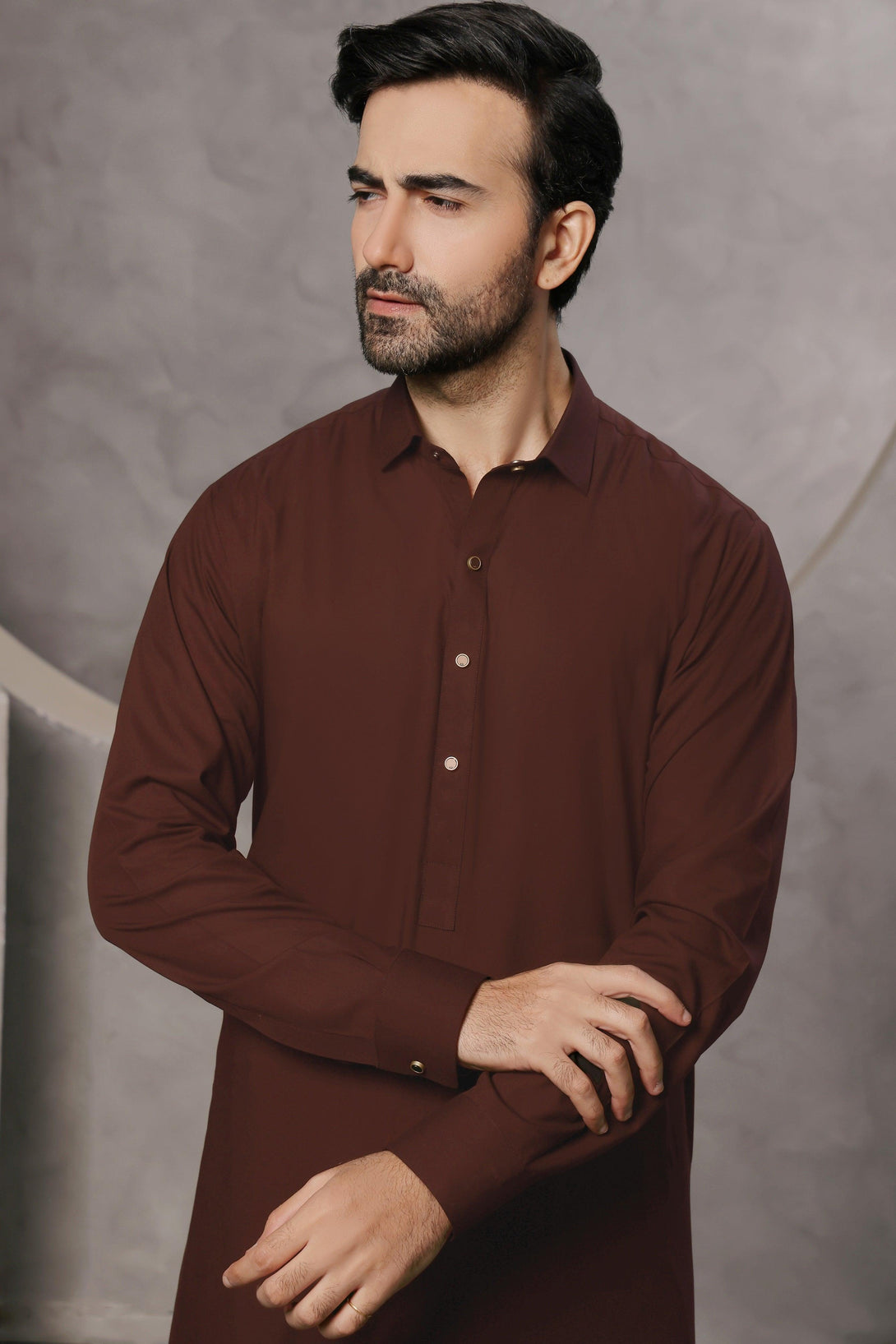 Premium Rust Shalwar Kameez - Ainsunnah
