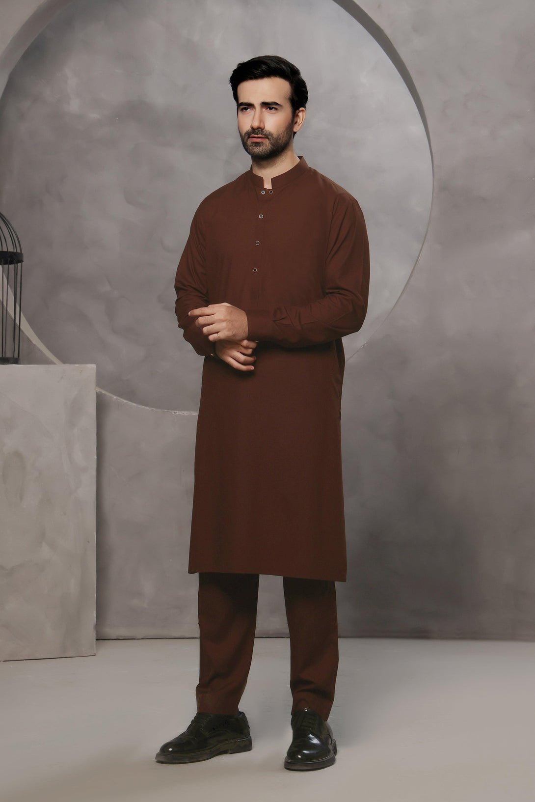 Premium Rust Shalwar Kameez - Ainsunnah